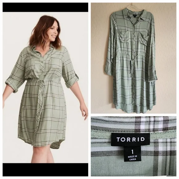 green emerald velvet dress Sweet Beyond Plaid Sherril Long Sleeve Maxi Dress – Sugarlips main image 0